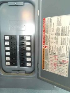 Upload a close-up image of your electrical sub-panel